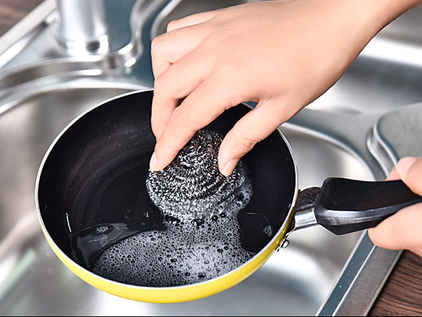 BBQ καθαρίζοντας σφαίρα καθαρισμού μετάλλων καμία ιδιαίτερη μυρωδιά χωρίς το μειωμένο τσιπ